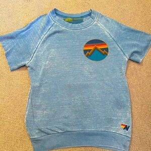 RARE vintage AVIATOR NATION shortsleeved sweatshirt Med unisex